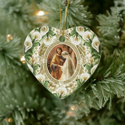 Religiöse Hochzeit Erste Weihnachtszeit Keramik Ornament (Baum)