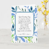 Religiöse Hochzeit Karte (Gelbe Blume)