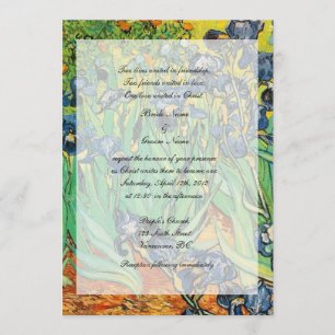 Religiöse Hochzeit, Vincent van Gogh,Schwertlilien Einladung