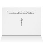 Religiöse Hochzeitkarte (Innenansicht Horizontal (Oben))