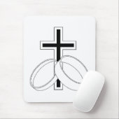 Religiöse Hochzeitssymbole Mousepad (Mit Mouse)