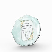 Religiöse Hochzeitstag-Jubiläum Faith Hope-Liebe Fotoblock (Links)