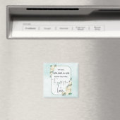 Religiöse Hochzeitstag-Jubiläum Faith Hope-Liebe Magnet (In Situ (Geschirrspüler))
