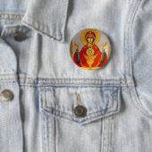 religiöse Ikone heilige Mary und Kind Button (Beispiel)