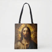 Religiöse Ikone Jesus Christus Tasche (Vorderseite)