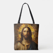 Religiöse Ikone Jesus Christus Tasche (Rückseite)