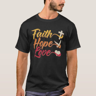 Religiöse Inspiration Christlich Sprichwort Liebe T-Shirt