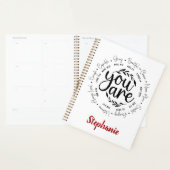 Religiöse Inspirationsbibliotheken "You are" Planer (Anzeige)