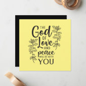 Religiöse Inspirationssprache Kunst Mitteilungskarte (Vorderseite/Rückseite Beispiel)