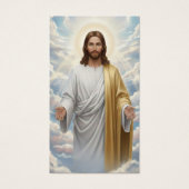 Religiöse Jesus-Erinnerungs-Trauerkarte (Vorderseite)
