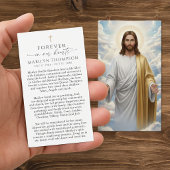 Religiöse Jesus-Erinnerungs-Trauerkarte