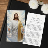 Religiöse Jesus-Erinnerungs-Trauerkarte