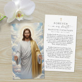 Religiöse Jesus-Erinnerungs-Trauerkarte