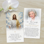 Religiöse Jesus Hail Mary Gebetskarte