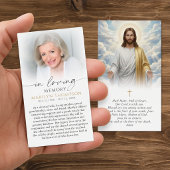 Religiöse Jesus Hail Mary Gebetskarte