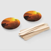 Religiöse Jesus Hand Fan Fächer (Non-assembled)