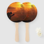 Religiöse Jesus Hand Fan Fächer (Vorne und Hinten)