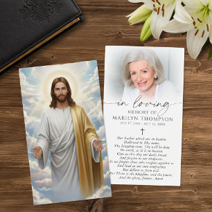 Religiöse Jesus Vaterunser Karte