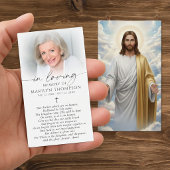 Religiöse Jesus Vaterunser Karte