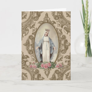 Religiöse Jungfrau Maria Unsere Liebe Frau der Gna Karte