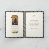 Religiöse Jungfrau Mary Annahme Geburtstag Karte (Innenseite)
