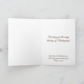 Religiöse Jungfrau Mary Erntedank Feiertagskarte (Innenseite)