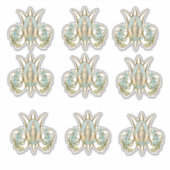 Religiöse Jungfrau Mary Floral Elegant Vinyl Stick Aufkleber (Vorderseite)