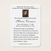 Religiöse Jungfrau Mary Guadalupe Katholische Beer (Rückseite)