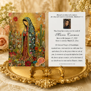 Religiöse Jungfrau Mary Guadalupe Katholische Beer