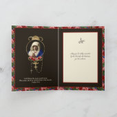 Religiöse Jungfrau Mary in Gebet Rose Schrift Karte (Innenseite)