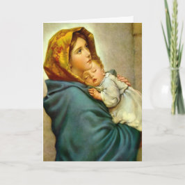 Religiöse Jungfrau Mary & Jesus Foto Weihnachten