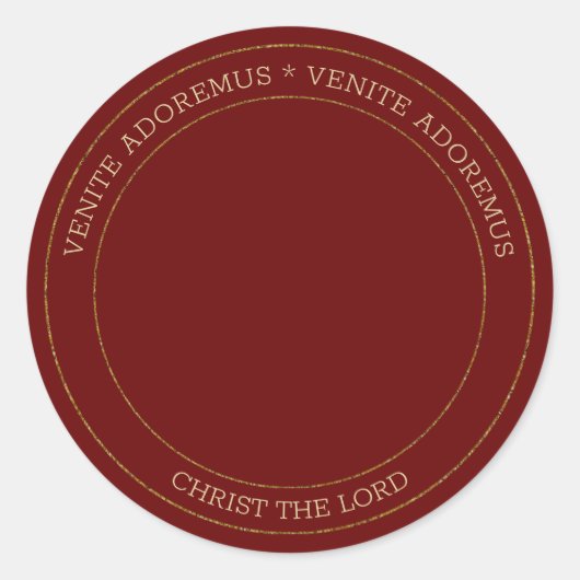 Religiöse Jungfrau Mary Jesus Joseph Weisen Runder Aufkleber (Vorderseite)