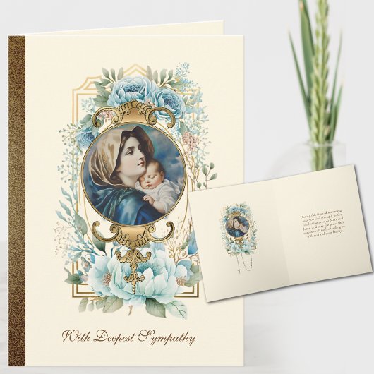 Religiöse Jungfrau Mary Jesus Katholic Sympathy Ca Karte