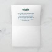 Religiöse Jungfrau Mary Jesus katholisches Gebet V Karte (Innenseite)