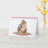 Religiöse Jungfrau Mary Jesus katholisches Gebet V Karte (Gelbe Blume)