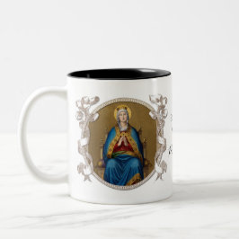 Religiöse Jungfrau Mary Katholic Regina Coeli Zweifarbige Tasse