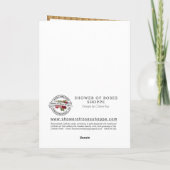 Religiöse Jungfrau Mary Lourdes St. Bernadette Karte (Rückseite)