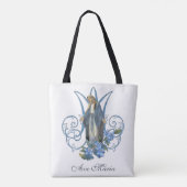 Religiöse Jungfrau Mary Marian Cross Ave Maria Tas Tasche (Rückseite)