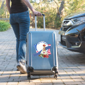 Religiöse Jungfrau Mary Rose Fatima Flag Sticker (Koffer Insitu)