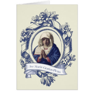 Religiöse Jungfrau Mutter Maria Katholisch Vintage