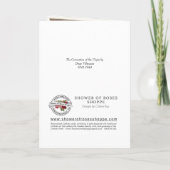 Religiöse Jungfrau zum Geburtstag Maria Jesus Vint Karte (Rückseite)