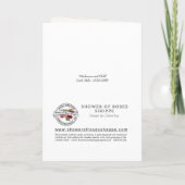 Religiöse Jungfrau zum Geburtstag Mary Jesus Rosar Karte (Rückseite)