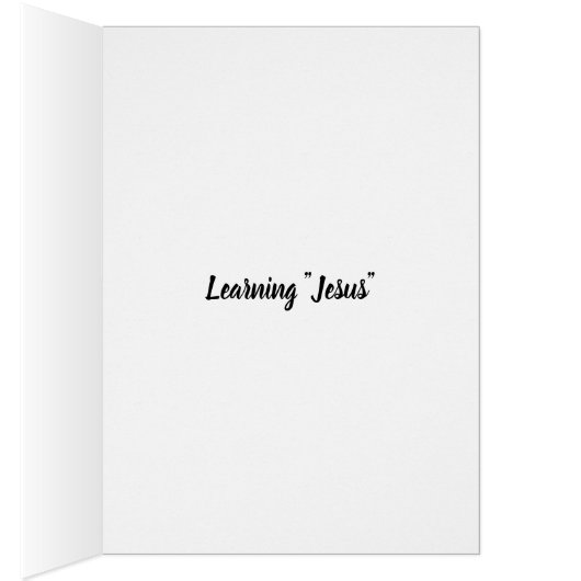 Religiöse Karte (Innen (Rechts))