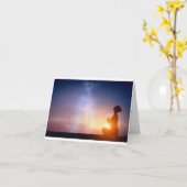 Religiöse Karte (Gelbe Blume)