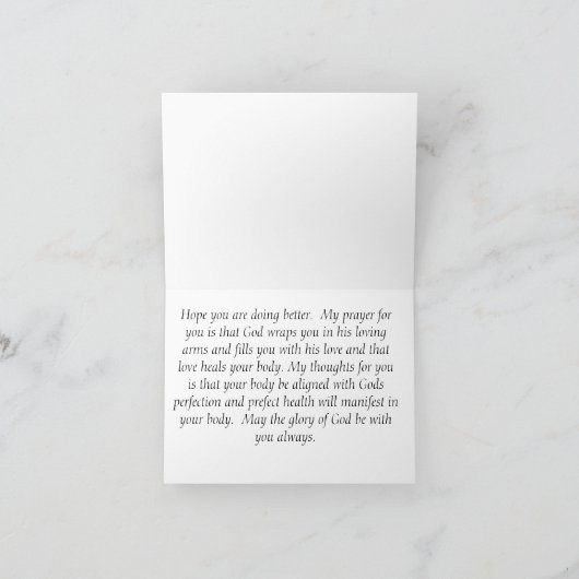 Religiöse Karte (Innenseite)