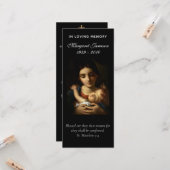 Religiöse katholische Beerdigung Beileid Danke Kar Karte (Vorderseite/Rückseite Beispiel)