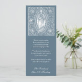 Religiöse katholische Beerdigung Beileid Danke Kar Karte (Stehend Vorderseite)