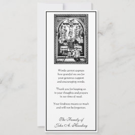 Religiöse katholische Beerdigung Beileid Vielen Da Karte