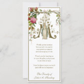 Religiöse katholische Beerdigung Beileid Vielen Da Karte (Vorderseite)