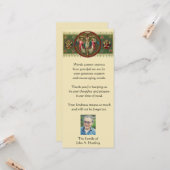 Religiöse katholische Beerdigung Beileid Vielen Da Karte (Vorderseite/Rückseite Beispiel)